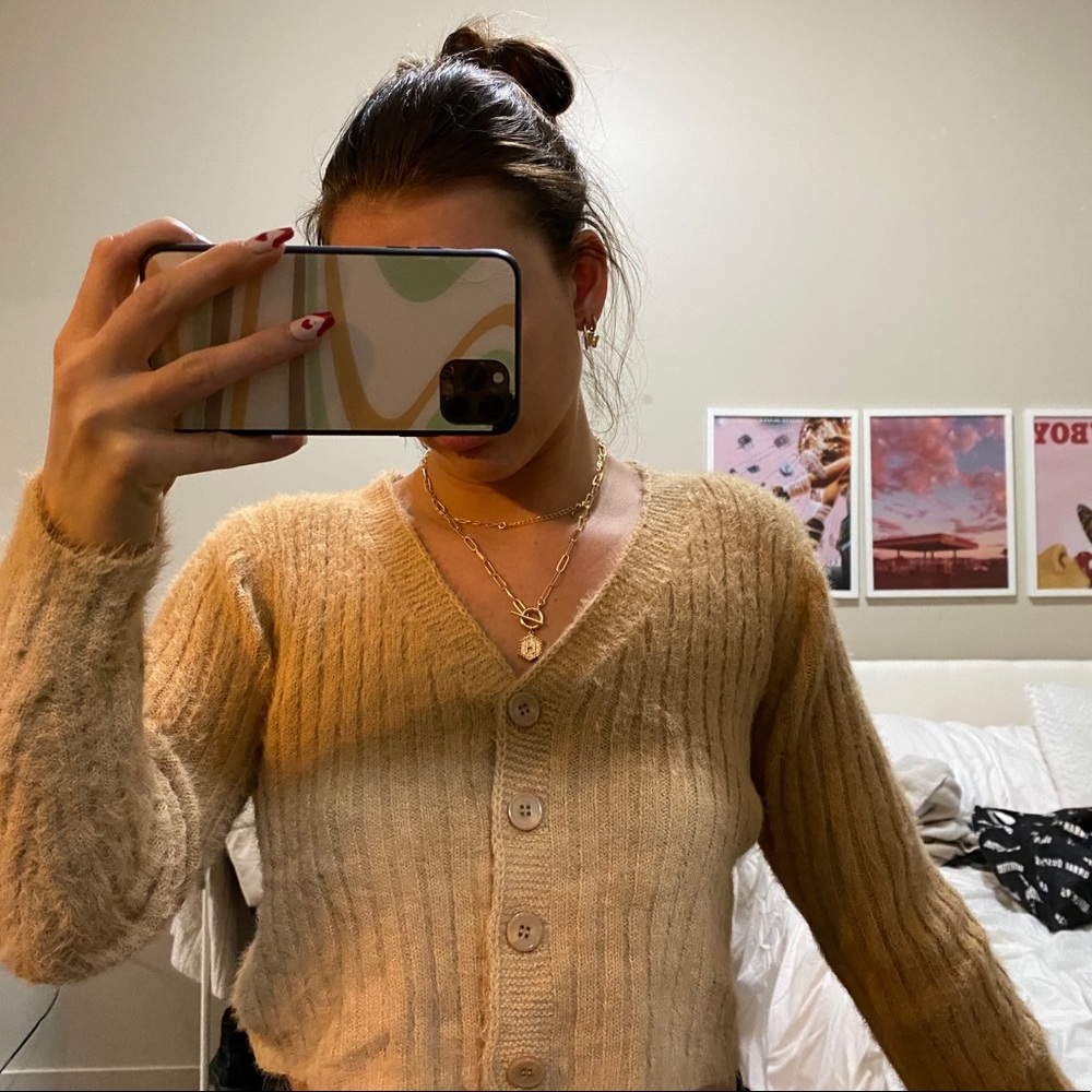 Forever 21 button sweater